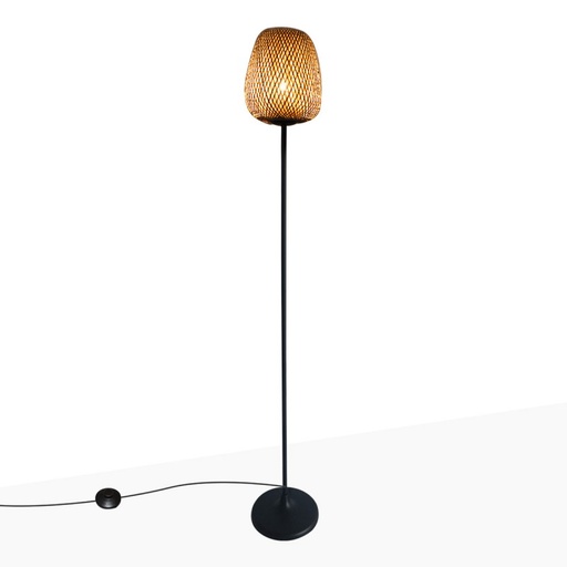 [LM184-P] Wiklinowa lampa podłogowa "NIKKO".