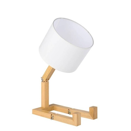 [LM101] Articulated wooden table lamp "YOKI".