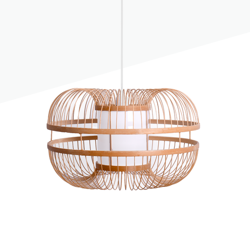Japanese bamboo pendant lamp "KAIZEN".