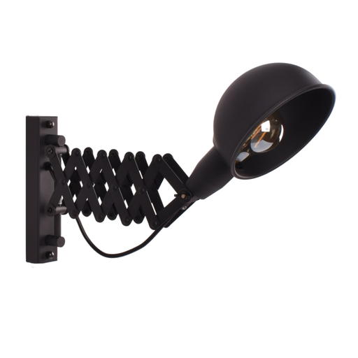 [LV131-N] Vintage interior wall sconce with bellows "Flack" - E27