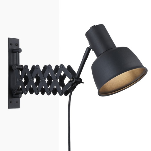 Vintage wandlamp "ROMA" met balg - E27