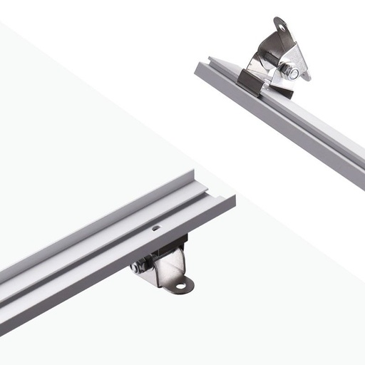 [K1939-PERFBASC] Aluminum tilting profile for flexible LED wash light - 1 meter