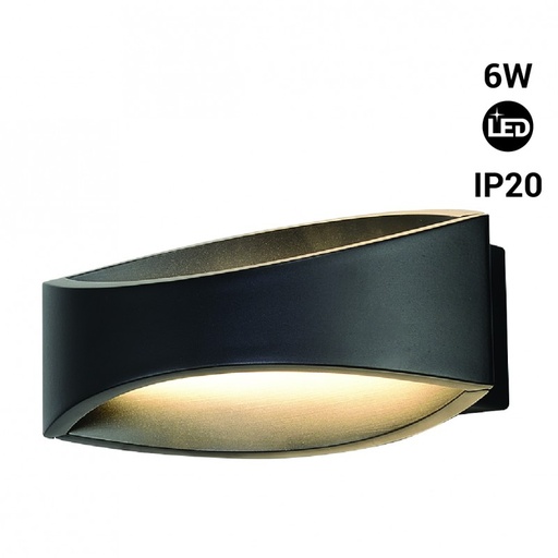 Αμφίδρομο φωτιστικό τοίχου LED - IP20 - 3000K - 6W