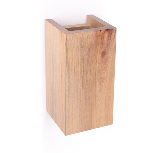 [LM114] Aplique de pared bidireccional madera "Durga" - 2 x GU10 - Interior