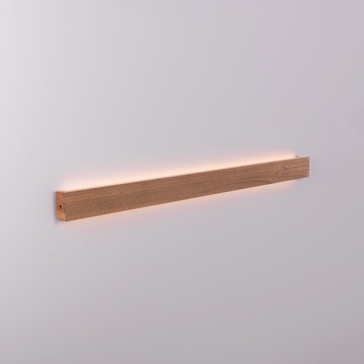 [LM115-100-BC] Ξύλινο γραμμικό φωτιστικό τοίχου "Wooden" - Dimmable - 24W - 100cm