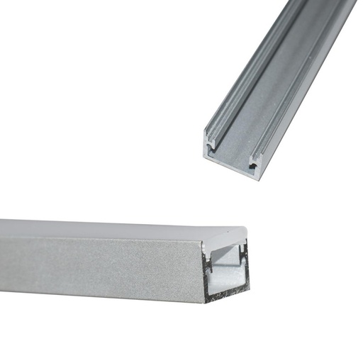 [LM3815] Aluminum profile for floor mounting - LED Strip up to 15 mm - 2 meters