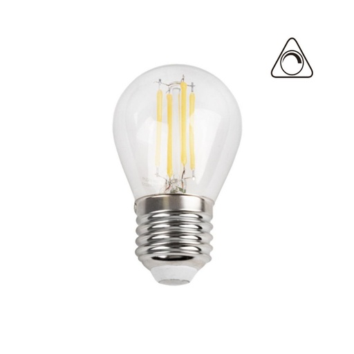 LED-filamenttipolttimo E27 G45 - 5W - Säädettävä
