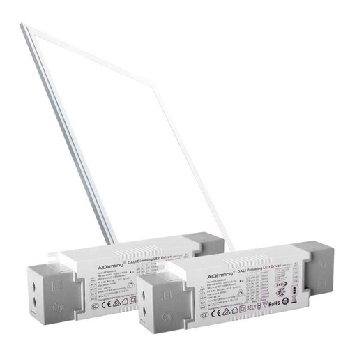 Recessed LED Panel - 120X60cm - DALI dimmable - 72W - UGR19