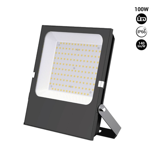 [B1886-100-BF] LED-projektor udendørs 100W - 12-24V DC - 120º - IP66