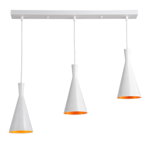Metalowa lampa wisząca "Solvang Triple".