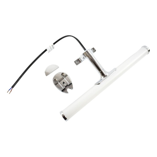 [LE209-N-BN] Buisvormige LED badkamerspiegel wandlamp - 30cm - 5W | 3 montageopties