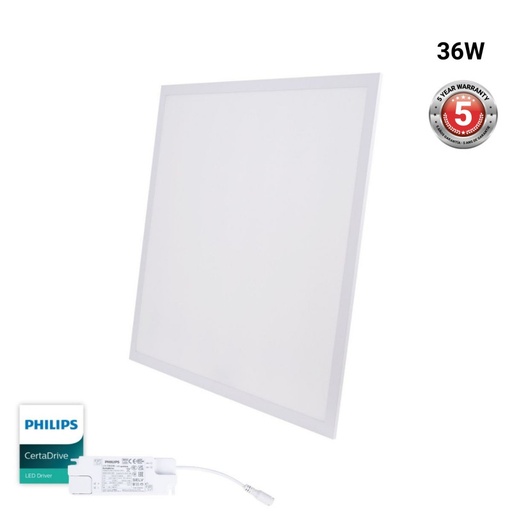 Beépíthető LED panel Backlight 60x60cm - 36W - 3800lm - Philips tápegység - UGR22 - IP40