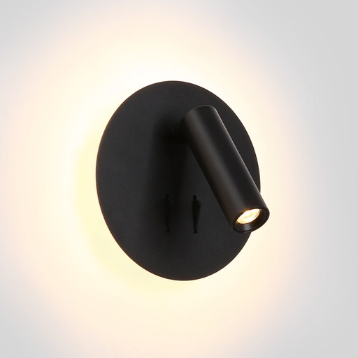 Wall reading light "Quart" - Double light - 3W+6W