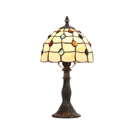 [L3085-20] Tischleuchte „Rafa“ - „Tiffany“ Inspiration - Ø 20 cm