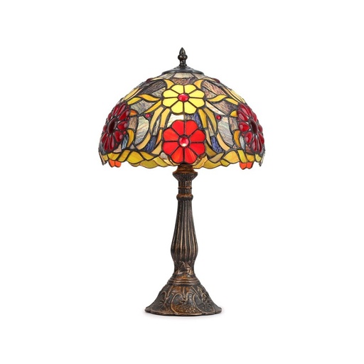 [L3086-30] Tafellamp "Saura" inspiratie "Tiffany" - Ø 30cm