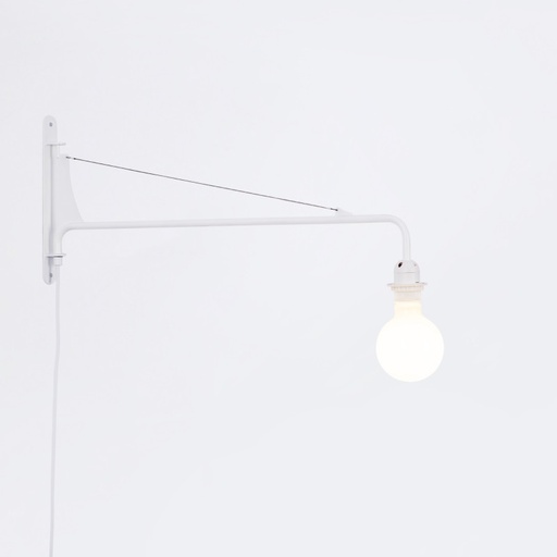 Adjustable wall light with cable and plug "Pitt"