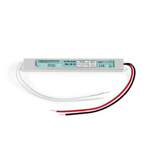 [SSL-18-12] Ultra cienki zasilacz 12V - 18W - IP20