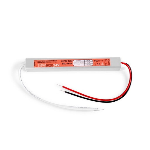 [SSL-18-24] Power supply ultra slim 24V - 18W - IP20