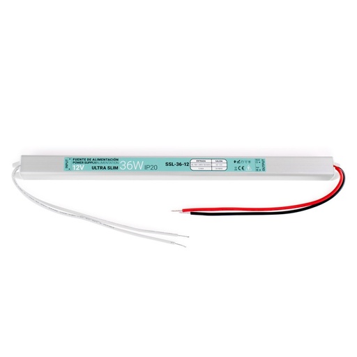 [SSL-36-12] Fonte de alimentação ultra slim 12V - 36W - IP20