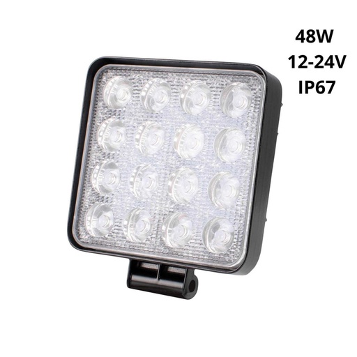 [BV006] LED far 4x4 terenska - 48W - 10-40V DC - 4 inča - 2000lm - Ugao 60º