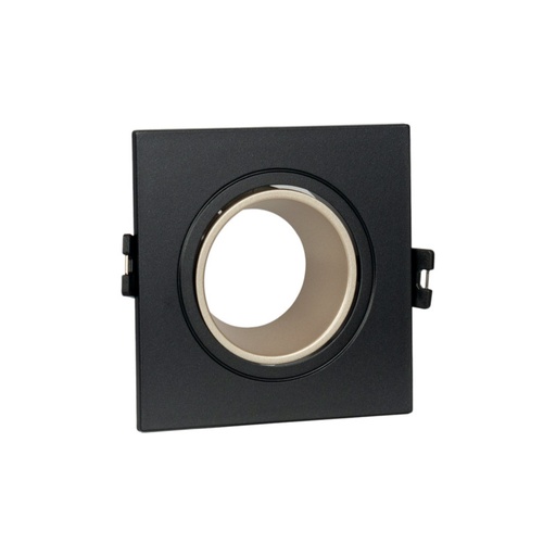 Aro kvadratni usmjereni downlight za sijalicu GU10 / MR16 - Nizak UGR - Rez Ø75 mm