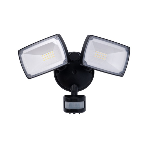 [SSL01B-N] Zewnętrzny naświetlacz ścienny LED z czujnikiem PIR 30W - 4000K - IP54