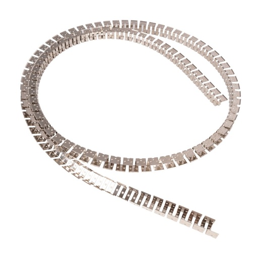 [WOS1616-PERF] Flexibel stalen profiel 16x16 mm voor siliconen hulzen - 2 meter