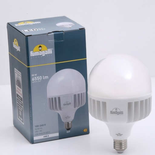 Żarówka LED E27 o dużej mocy -50W - Fumagalli - ø118mm
