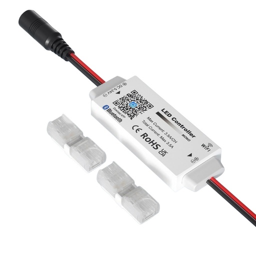 [CTL-AAW-MONO-34] Mini single color controller - WiFi + Bluetooth - 5-24V DC - 3.5A