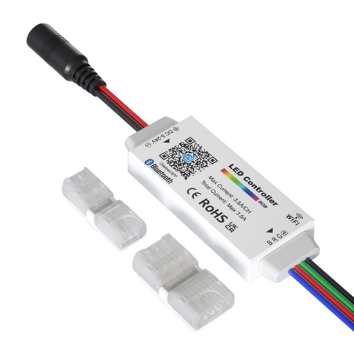 [CTL-AAW-RGB-34] Mini RGB Controller - WiFi + Bluetooth - 5-24V DC - 3.5A