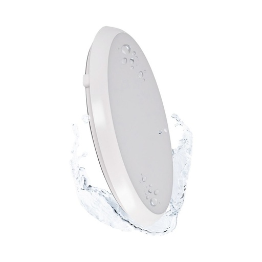 Αδιάβροχο φωτιστικό οροφής LED CCT - 30W - Ø35cm - 3180lm - IP65