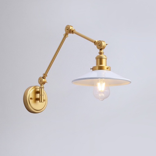 Schwenkbare Vintage Wandleuchte „Wallen“