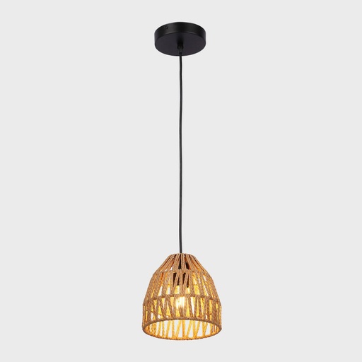 [LM188] Lampa wisząca w oplocie papierowym "Rems" - E27