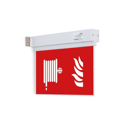 [K-B1061-BOCAINCENDIO] Permanent emergency light with "Hydrant" pictogram