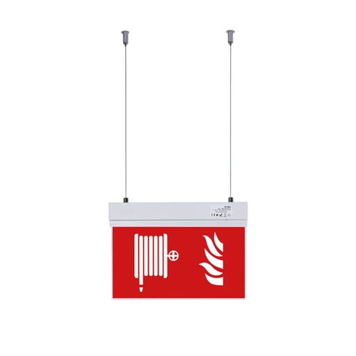 [K-B1062-BOCAINCENDIO] Permanente noodverlichting met pictogram "Brandkraan" - Ophanging