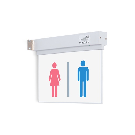 [K-B1061-BAÑOS] Permanent emergency light with "Toilet" pictogram