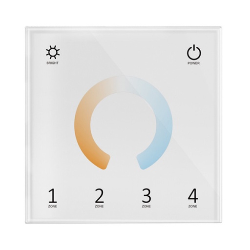 [SK-T12] DMX touch control panel - 4 zones - CCT