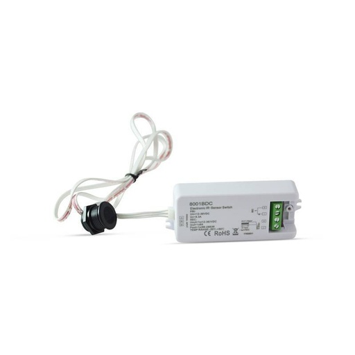 [SR-8001BDC] Interruttore con sensore di prossimità IR 12-36V per porte di guardaroba