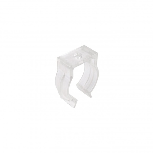 [N20D-G] Clip di fissaggio in plastica per neon LED 360º - Ø20mm - N20D
