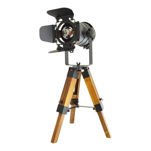 [LV238] Candeeiro de mesa vintage com tripé "CINEMA MINI" 67cm