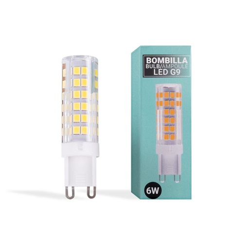LED G9 tubular bulb 220-240V AC - 6W