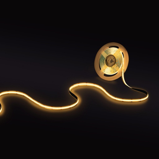 [BLSCOB-24V14W-IP20-CCT] 24V DC COB LED Strip - CCT - 14W/m - 10mm - IP20 - 5 meters roll - Cut every 26mm