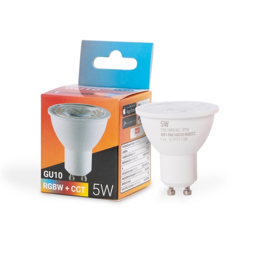 [BW1-PAR16GU10-RGBCCT] WIFI GU10 LED Smart Bulb - RGBW + CCT - 5W