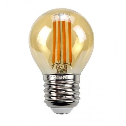 [BFD1-G45E27-AMB] Retro Vintage spherical bulb E27 G45 4W filament bulb