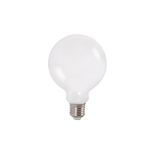 Ampoule LED décorative "Milky" - E27 G95 - 6W - 3000K