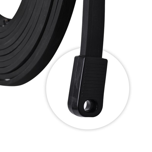 [L400-2] Eindkap met gat voor platte kabel