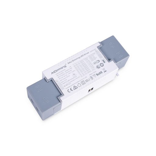 [PE-N20DA42] DALI dimmable driver + 1/0-10V + PUSH - 9-42V DC - Multicurrent (200-500mA)