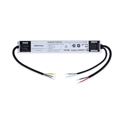 [PE-IL100DV24] DALI DT6 dimmable power supply - 24V DC - 4.17A - 100W