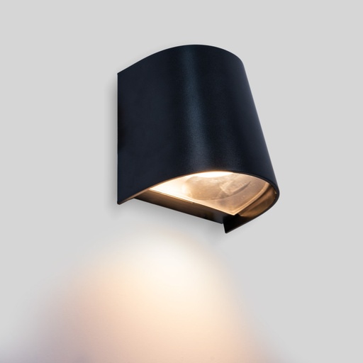 [L5072-N] Lampada da parete per esterno "Meri" - 1 x GU10 - 8W - 3000K - IP65