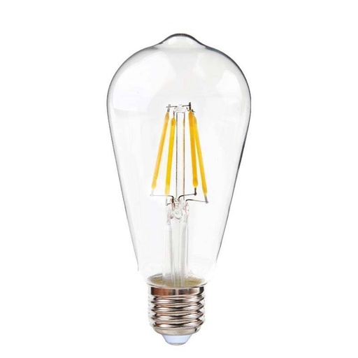 [BF1-ST64E27-BC] Vintage LED Pære Filament - E27 ST64 - 6W